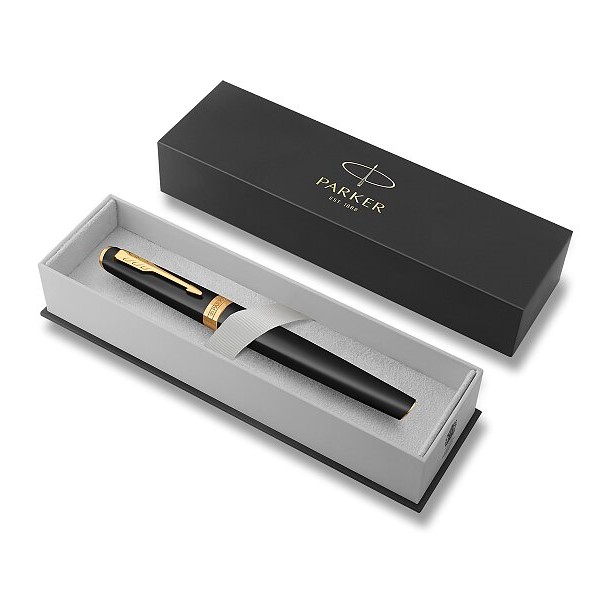 Pero plniace PARKER Meridian Matte Black GT, hrot F