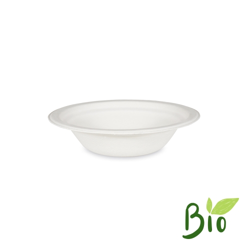 Bowl round BIO sugar cane 300ml, 15x4.5 cm (50 pcs. in a pack.)