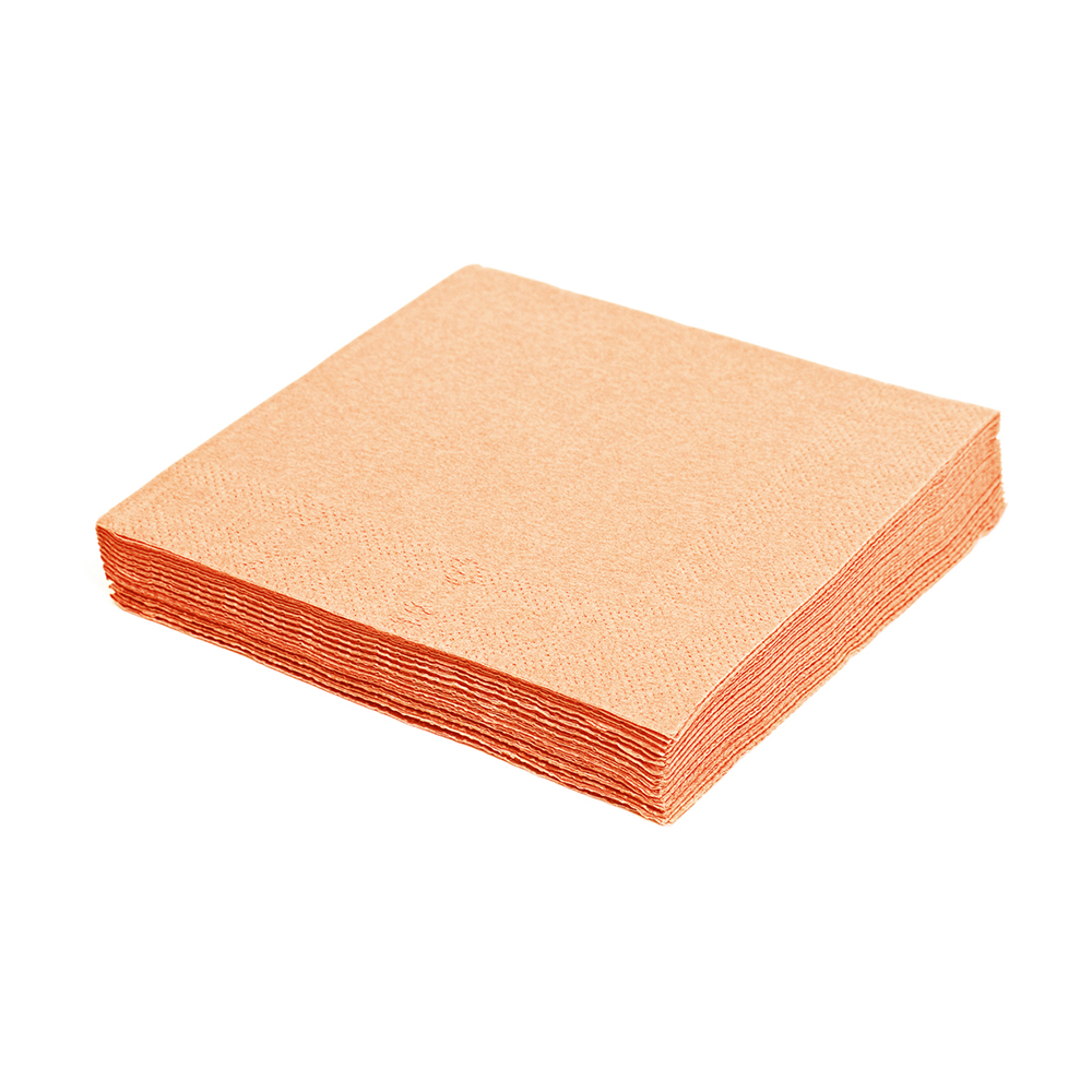 Obrúsky 2-vrstvé 33 x 33 cm  apricot 250 ks