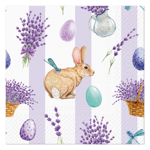 Obrúsky PAW L 33x33cm Lavender Egg