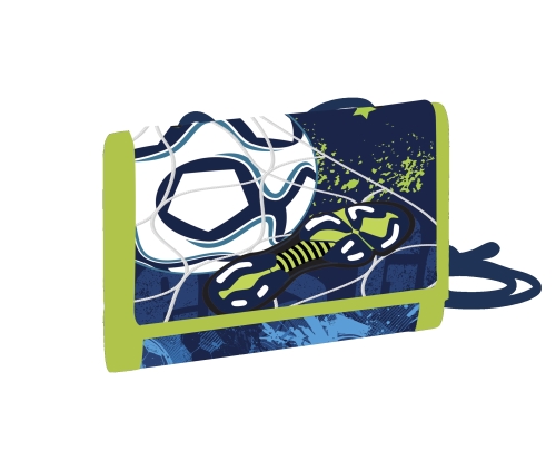 Children's textile wallet football