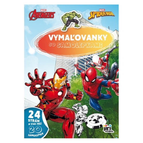 Omaľovánka JM A4 - AVENGERS & SPIDER-MAN