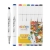 Markers M&G Little Artist double-sided, set of 6 pcs