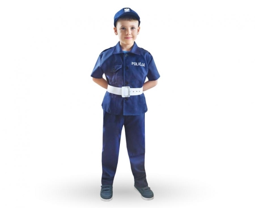 Detský kostým Policajt, veľkosť 110/120 cm