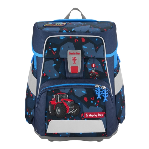 School briefcase SPACE for freshmen - 5-piece set, Step by Step Tractor Freddy, certificat