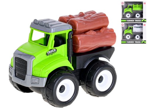 3asstd 16-17cm platic friction powered farmer truck in WBX