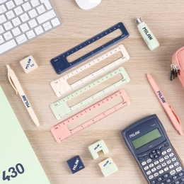 Straight ruler MILAN 430 - 15 cm (mix /price 1pc) (3)