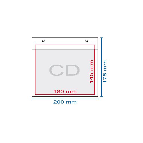 Obálka bublinková cd, 195 x 175 mm, (175 x 165)