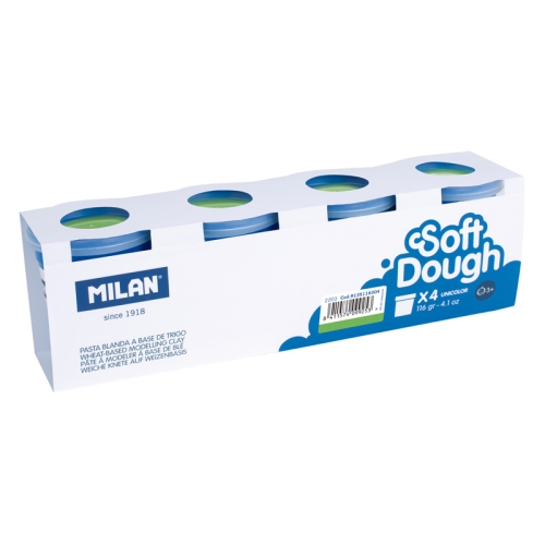 Plastelína MILAN Soft Dough zelená 116g /1ks