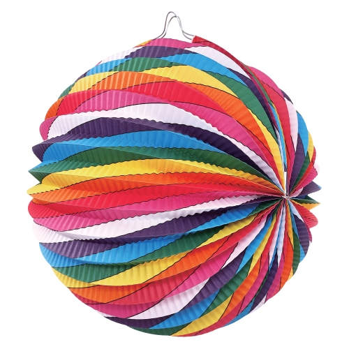 330321 Lampion Vlnky, papierovy, gulaty