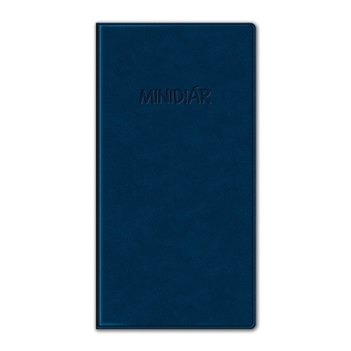 Diary Mini 2027 monthly PVC - blue