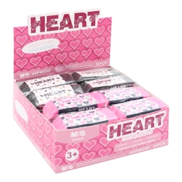 M&G Heart Colorful Eraser /1pc (1)