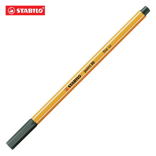 Liner STABILO point 88 olivovo zelený