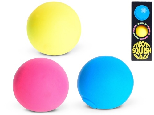 Toys&Trends 3pcs of 5cm neon color squeeze ball in OTB