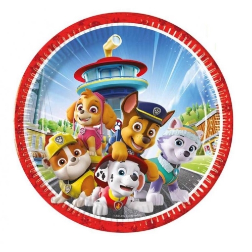 Tanier papierový pr.23 cm Paw Patrol 8 ks