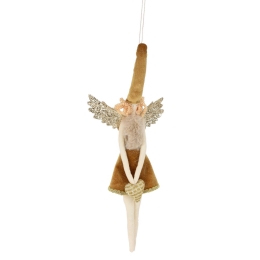 Hanging decoration - angel with a cap, 37 cm, 2 types (1)