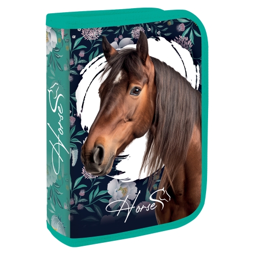 Pencil case empty - 1 bunk JUNIOR S8 - Horse
