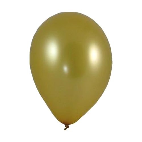 Balón M 25 cm, zlatý /10 ks/