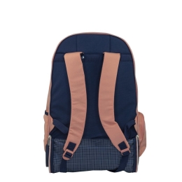 6-zip wheeled backpack (25 l) 1918 series, pink (2)