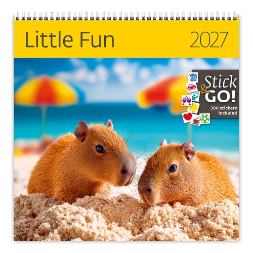 2027 Little Fun Wall Calendar