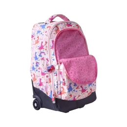 Cestovný kufor na kolieskach 60L (3-dielny set) MILAN séria Flowicorn (4)