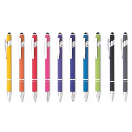 NATIO SOFT metal ballpoint pen, mix of colors
