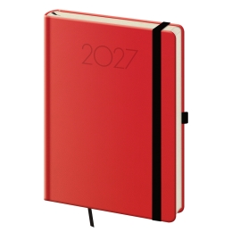 2027 Weekly A5 New Praga Planner - Red