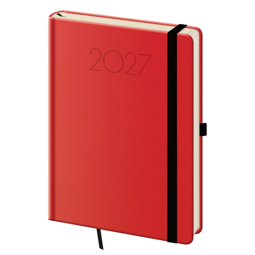 2027 Weekly A5 New Praga Planner - Red