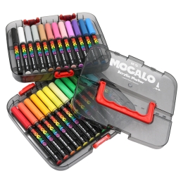 M&G MOCALO Acrylic Marker, brush tip (set of 24 colors) (1)