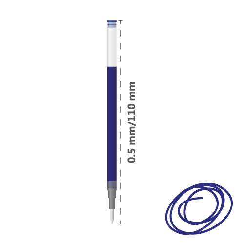 Refill gel PILOT G-2/B2P 0.5 mm - blue