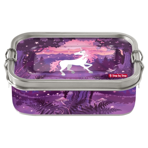Stainless steel snack box, Dreamy Unicorn Nuala
