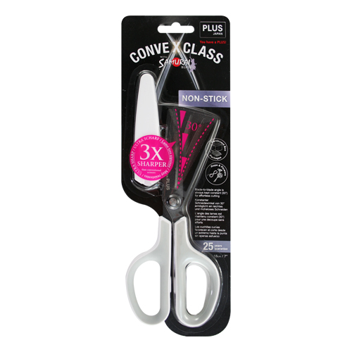 Nožnice PLUS SC-175SF teflónové biele, 7" 174mm