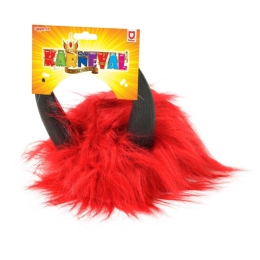 Red wig with horns and hair (1)