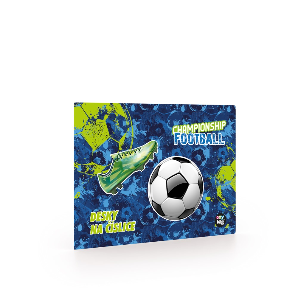 Dosky na číslice Futbal 2