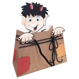 Paper bag for St. Nicholas gift 22 x 22 cm (mix of 3 designs /price for 1 pc) (2)