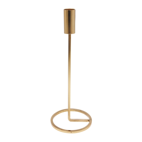 CANDLE HOLDER 25CM GOLD