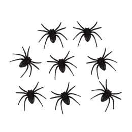 Halloween spider decoration 8 pcs