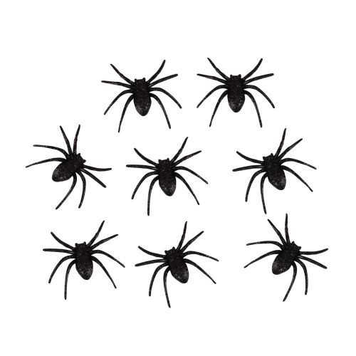 Dekorácia pavúk Halloween 8 ks