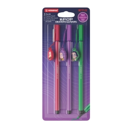 STABILO Pen 68 HUNTRIX Felt-Tip Pen (Rumi, Mira, Zoey) Blister Pack of 3 STABILO Pen 68 HUNTRIX Felt-Tip Pen (Rumi, Mira, Zoey) Blister Pack of 3