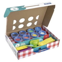 Plasticine MILAN Soft Dough set of 8 colors + tools "Cooking time" (2)