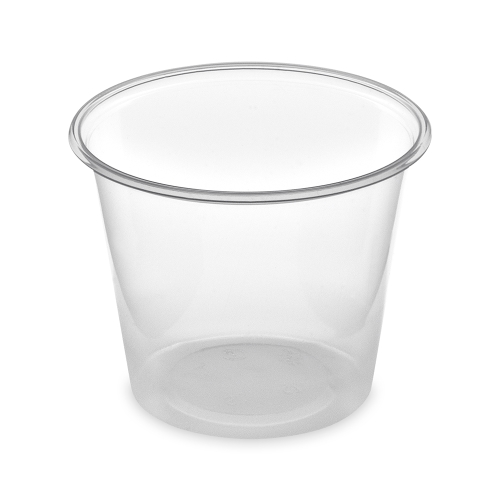 Dressing bowl transparent 125 ml, 50 pcs