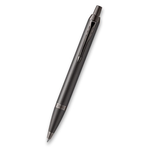 Ballpoint pen PARKER IM Monochrome Titanum -M- blue