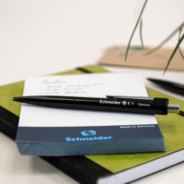 Ballpoint pen SCHNEIDER K1 (nib M) - green refill (4)