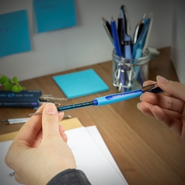 Ballpoint pen Schneider "Slider Rave", 0.7 mm, blue (5)