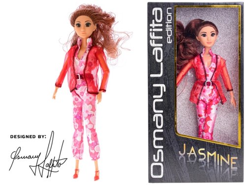 31cm plastic Osmany Laffita edition bendable doll Jasmine in WBX