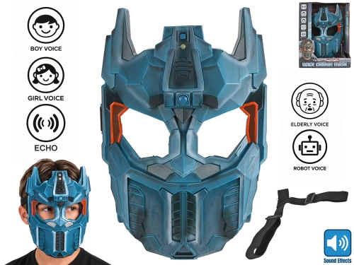 26cm BO plastic blue TransforMACHINES voice changer mask w/ light & sound in OTB