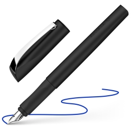 Fountain pen Schneider Ceod Shiny Spider black - blue refill