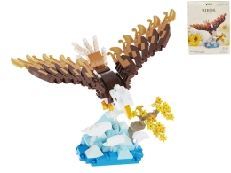 489pcs of plastic eagle blocks in PBX