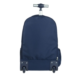 6-zip wheeled backpack (25 l) 1918 series, navy blue (1)