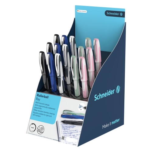 Presentation Stand Roller SCHNEIDER Ray 15 pcs - blue refill (1)